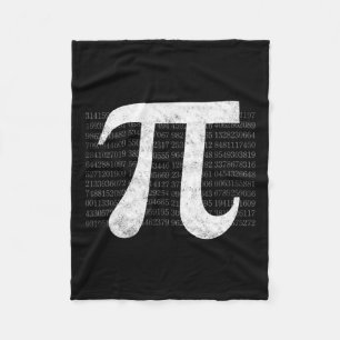 PI 3.14 PI Happy PI Day Wiskunde Fleece Deken