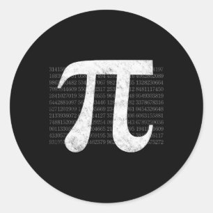 PI 3.14 PI Happy PI Day Wiskunde Ronde Sticker