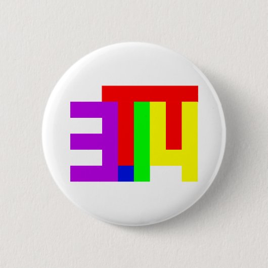 PI = 3,14 RONDE BUTTON 5,7 CM (Voorkant)