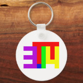 PI = 3,14 SLEUTELHANGER (Voorkant)