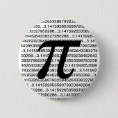 Pi 3.14 Wiskunde Geek Pinback Button (Voorkant)