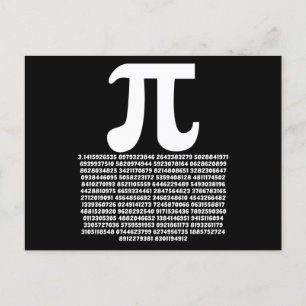 Pi 3.14 Wiskunde Irrationaal Getal Wiskunde Cadeau Briefkaart