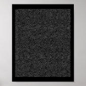 pi 5000 cijfers pi dag wiskundige leraar nerd m poster (Voorkant)
