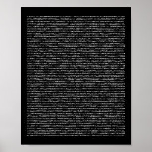 pi 5000 cijfers pi dag wiskundige leraar nerd m poster