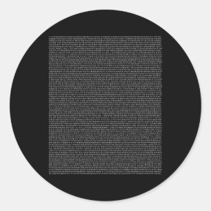 pi 5000 cijfers pi dag wiskundige leraar nerd m ronde sticker