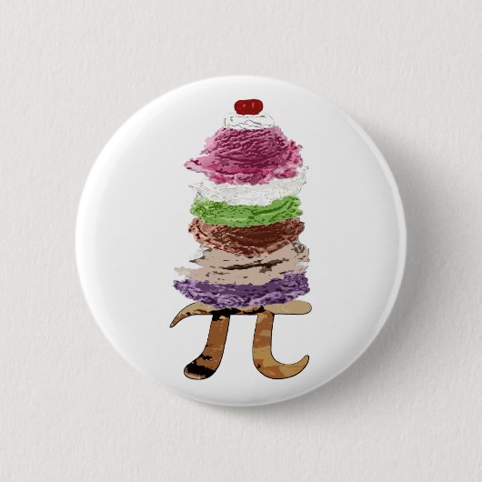 Pi a la Mode Button (Voorkant)