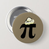 Pi à la mode ronde button 7,6 cm (Voorkant /achterkant)