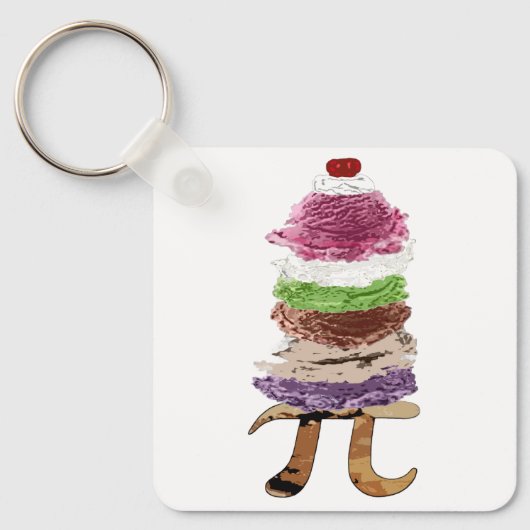 Pi a la Mode Sleutelhanger (Voorkant)