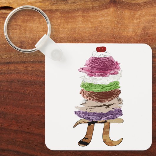 Pi a la Mode Sleutelhanger (Voorkant)