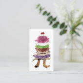 Pi a la Mode Visitekaartje (Staand voorkant)