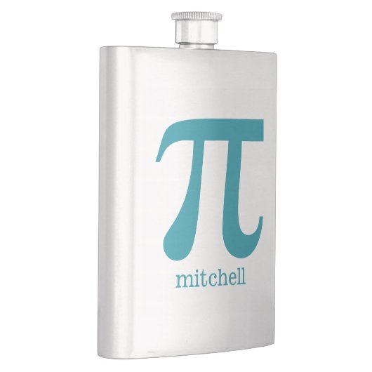 Pi aangepaste monogram-kolf flacon (Rechts)
