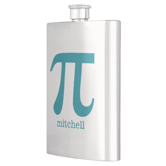Pi aangepaste monogram-kolf flacon (Links)