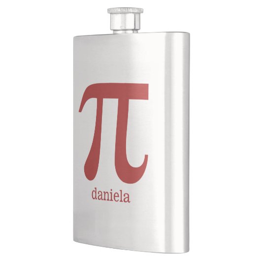 Pi aangepaste monogram-kolf flacon (Links)