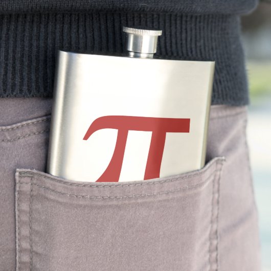 Pi aangepaste monogram-kolf flacon (Voorbeeld)