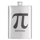 Pi aangepaste monogram-kolf heupfles (Voorkant)