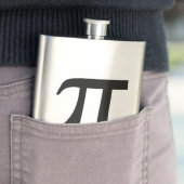 Pi aangepaste monogram-kolf heupfles (Voorbeeld)