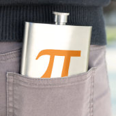 Pi aangepaste monogram-kolf heupfles (Voorbeeld)