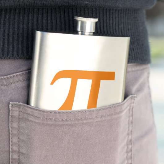 Pi aangepaste monogram-kolf heupfles (Voorbeeld)