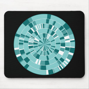 Pi Abstract 05 - op zwart Muismat