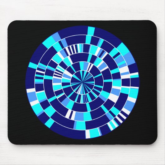 Pi Abstract 07 - Op Zwart Muismat (Voorkant)