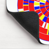 Pi Abstract - Op Wit Muismat (Hoek)