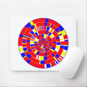 Pi Abstract - Op Wit Muismat (Met muis)