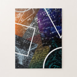 Pi Abstract: wiskundige kunstpuzzel Legpuzzel