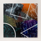 Pi Abstract: wiskundige kunstpuzzel Legpuzzel (Horizontaal)