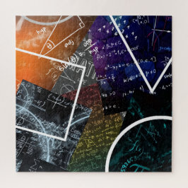 Pi Abstract: wiskundige kunstpuzzel Legpuzzel