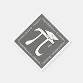 Pi-Afstuderen - Wiskunde Afstudeerder met papier d Servetten (Hoek)