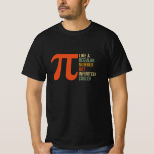 Pi als een gewoon nummer, maar koelere grappige pi t-shirt