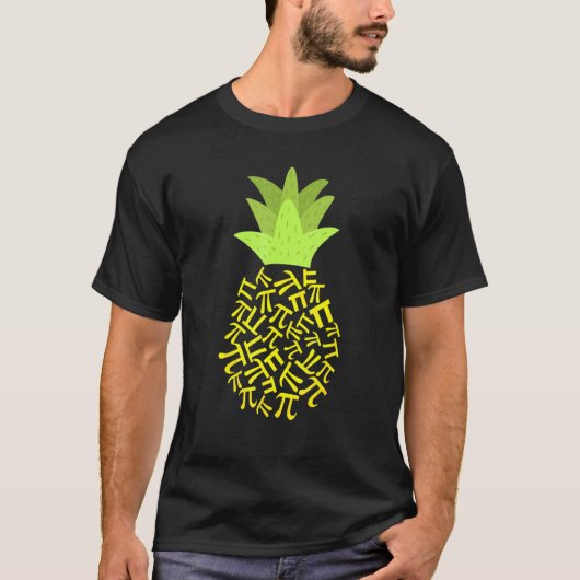 Pi-ananas Witty Cute Pi Day Mathematics Pun T-shirt (Voorkant)