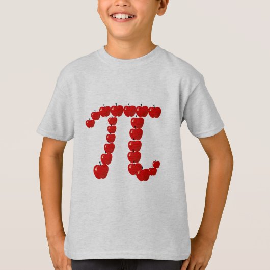Pi-appelen, appelpitten t-shirt (Voorkant)