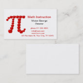 Pi-appelen, appelpitten visitekaartje (Voorkant / Achterkant)