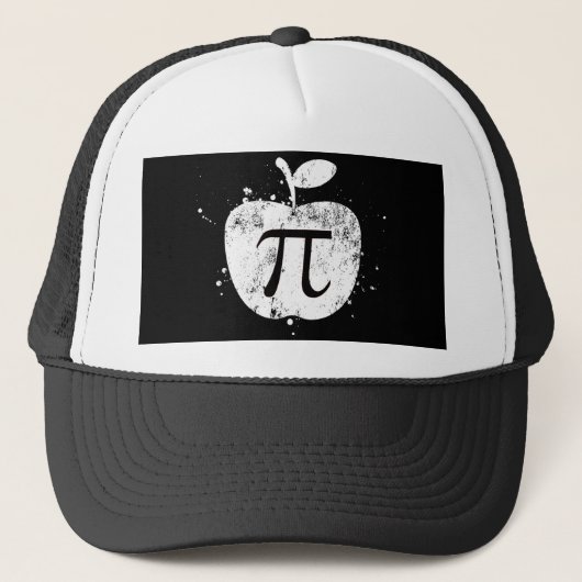 Pi Appeltaart Grappig Trucker Pet (Voorkant)