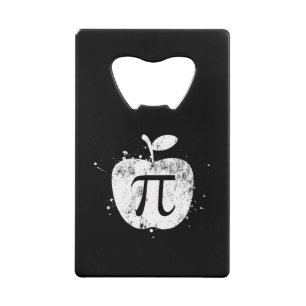 Pi Apple Pie Funny Creditkaart Flessenopener