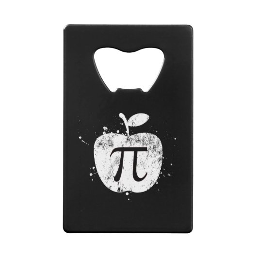 Pi Apple Pie Funny Creditkaart Flessenopener (Voorkant)