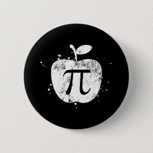 Pi Apple Pie Funny Ronde Button 5,7 Cm