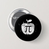 Pi Apple Pie Funny Ronde Button 5,7 Cm (Voorkant /achterkant)