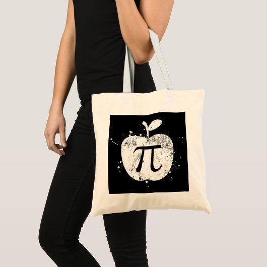 Pi Apple Pie Funny Tote Bag (Voorkant (product))