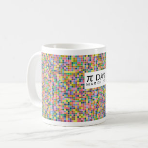 Pi art - Pi tot op 3,141e decimaal Koffiemok