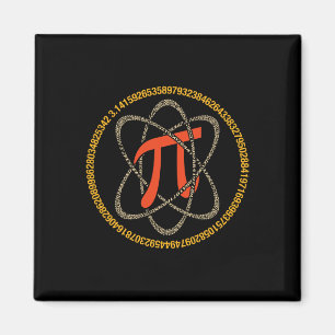 Pi Atom - Pi Dag en Wiskunde Liefhebber Gift Magneet