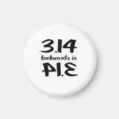 Pi Backwards is Pie Magneet (Voorkant)
