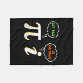 Pi BE Rationeel maken - Wiskunde docent - Wiskunde Fleece Deken (Voorkant (Horizontaal))