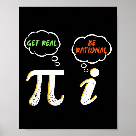 Pi BE Rationeel maken - Wiskunde docent - Wiskunde Poster (Voorkant)