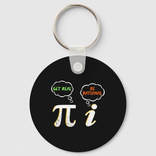 Pi BE Rationeel maken - Wiskunde docent - Wiskunde Sleutelhanger (Voorkant)