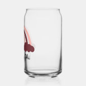 Pi Beta Phi Griekse studentenvereniging rode wijn Blikvorm Glas (Rechts)