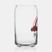 Pi Beta Phi Griekse studentenvereniging rode wijn Blikvorm Glas (Links)