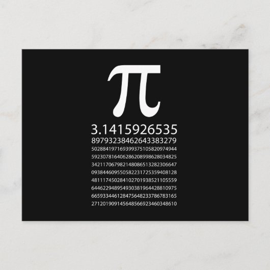 Pi Briefkaart (Voorkant)