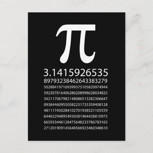 Pi Briefkaart (Voorkant)